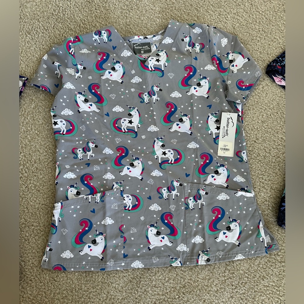 Unicorn Scrub top